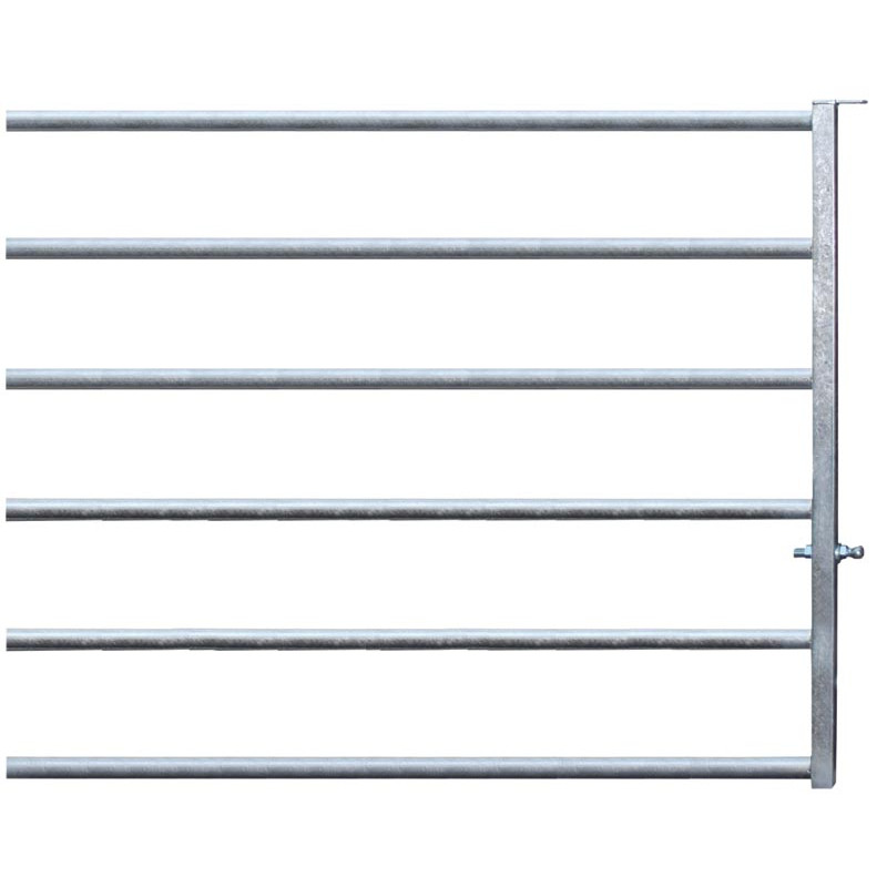 Embout avant panneau 6 lisses Ø 48,3 mm pour barrière de contention