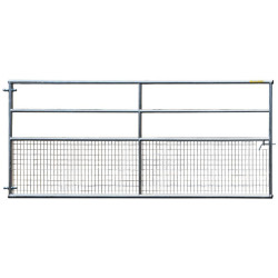 Barrière ovins fixe semi-grillagée 3 m