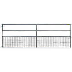 Barrière ovins fixe semi-grillagée 4 m