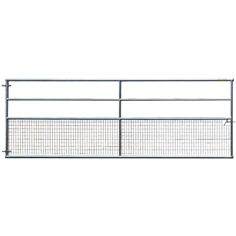 Barrière ovins fixe semi-grillagée 4 m